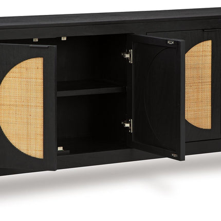 Cliffiings - Accent Cabinet - Black / Natural