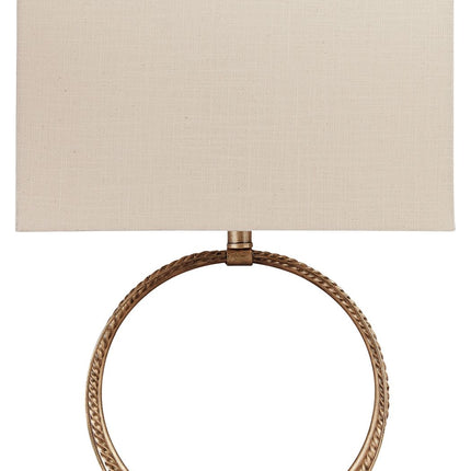 Mahala - Metal Table Lamp  - Antique Gold Finish