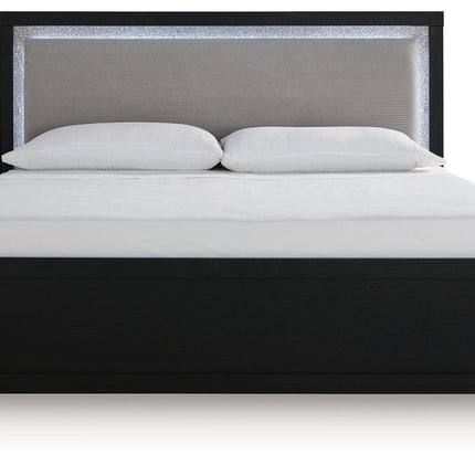 Maeling - Upholstered Panel Bed