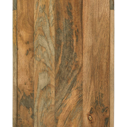Luzmanacy - Console Sofa Table - Natural Brown