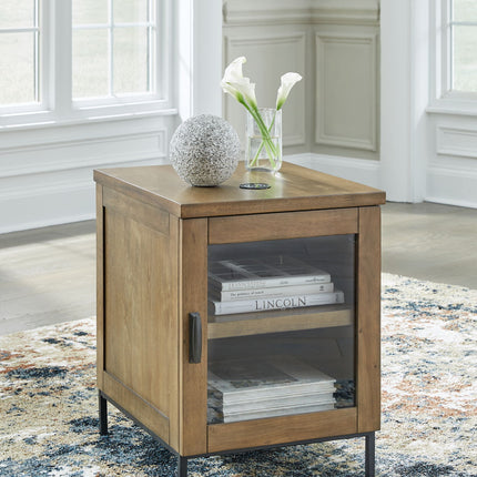 Torlanta - Chair Side End Table - Brown