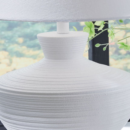 Harelwood - Poly Table Lamp - White