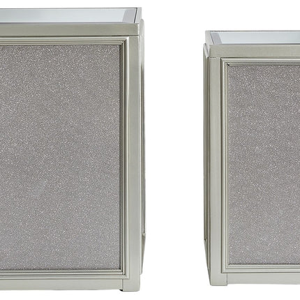 Traleena - Nesting End Tables (Set of 2) - Silver Finish