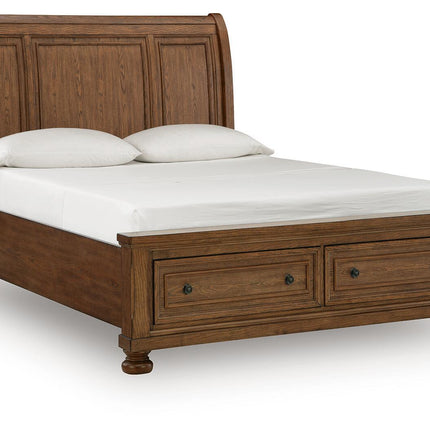 Zackaryn - Sleigh Storage Bed