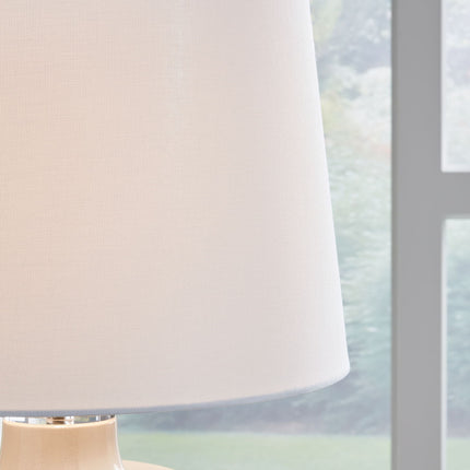 Cylener - Ceramic Table Lamp - Off White