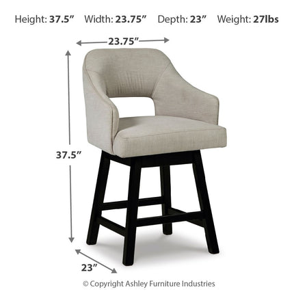 Tallenger - Upholstered Swivel Barstool (Set of 2)