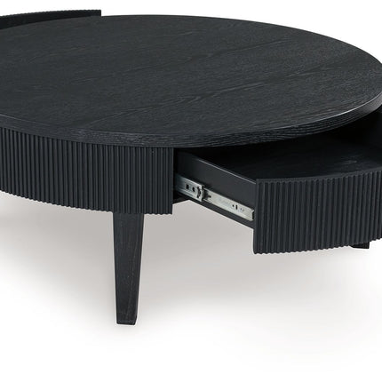 Marstream - Round Cocktail Table - Black