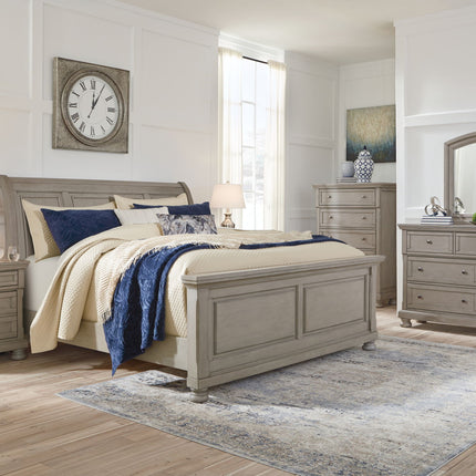 Lettner - Sleigh Bed Set