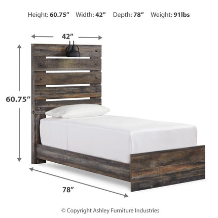 Drystan - Panel Bed