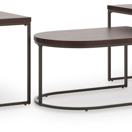 Vanmore - Occasional Table Set (Set of 3) - Dark Brown