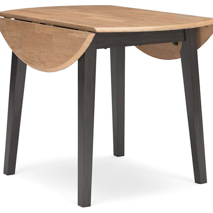 Gesthaven - Round Dining Room Drop Leaf Table Set