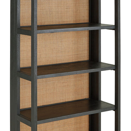 Abyard - Bookcase - Black / Natural