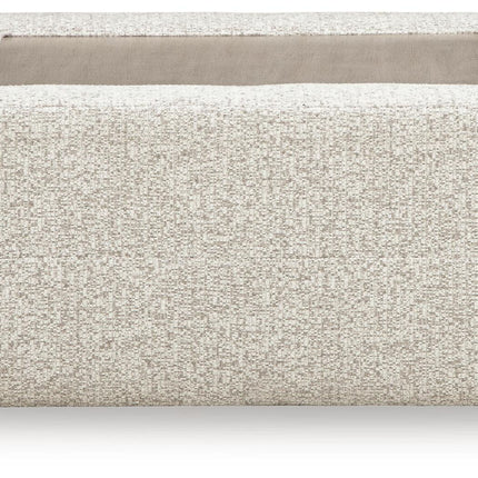 Ashbourne Estate - Oversized Accent Ottoman - Snowstone