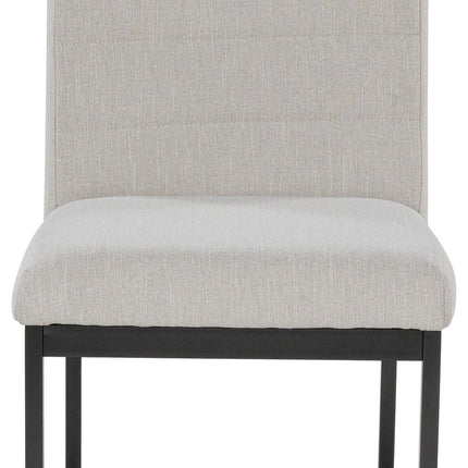 Tomtyn - Dining Upholstered Side Chair (Set of 2) - Light Brown