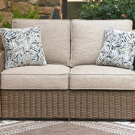 Laguna Heights - Loveseat With Cushion - Beige