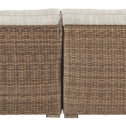 Beachcroft - RAF/LAF Loveseat w/Cush (Set of 2) - Beige