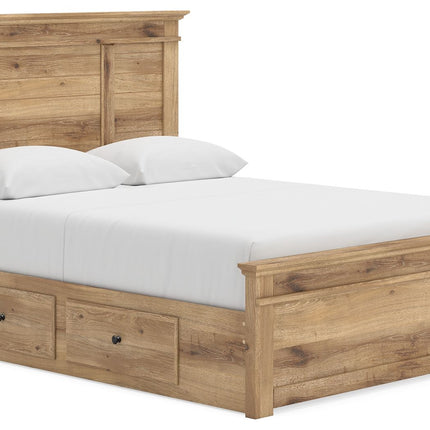 Makidern - Panel Storage Bed