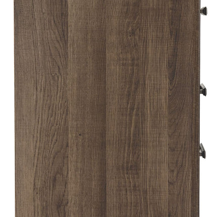 Juararo - Two Drawer Night Stand - Dark Brown