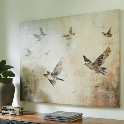Collmund - Wall Art - Gray / Brown