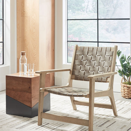 Jameset - Accent Chair - Taupe