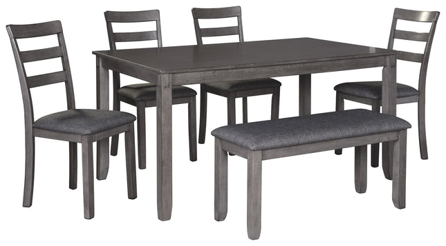 Bridson - RECT DRM Table Set (Set of 6) - Gray