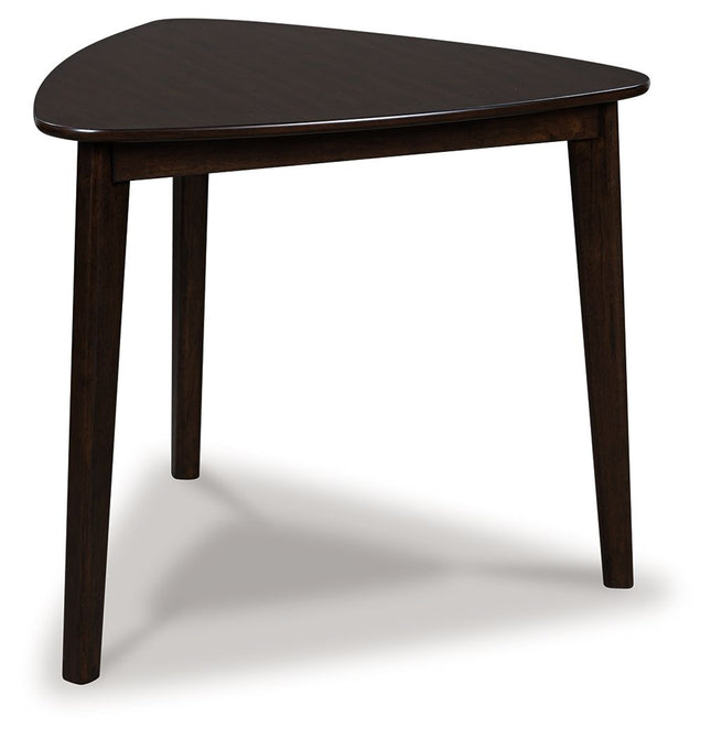 Mallenette - Triangle Dining Room Table - Merlot