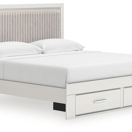 Zuraleus - Upholstered Panel Platform Storage Bed