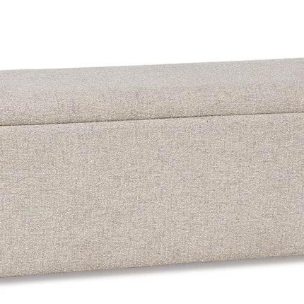 Galliden - Large Upholstered Dining Room Bench - Beige