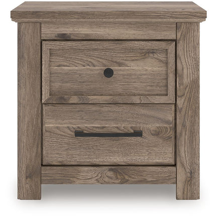 Rusticott - Two Drawer Night Stand - Brown