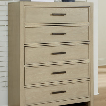 Calmoro - Five Drawer Chest - Gray