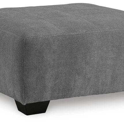 Birkdale Court - Oversized Accent Ottoman - Gray