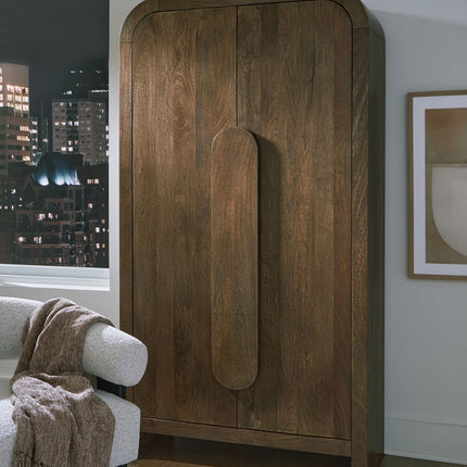 Thoren - Accent Cabinet - Medium Brown