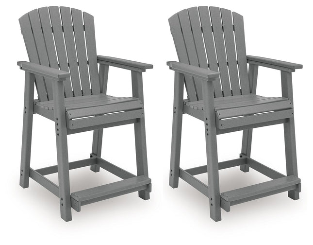 Sanctuary Beach - Barstool (Set of 2) - Dark Gray