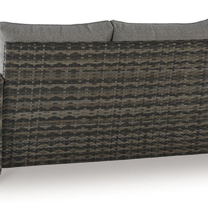 Oasis Court - Sofa, Chairs, Table Set (Set of 4) - Gray