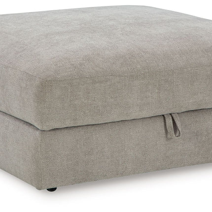 Aslan Court - 2 Pc. - 5-Piece Sectional, Ottoman - Pebble