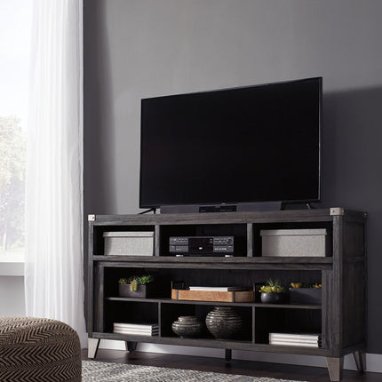 Todoe - LG TV Stand w/Fireplace Option - Gray