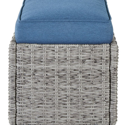 Naples Beach - Bench with Cushion - Light Gray