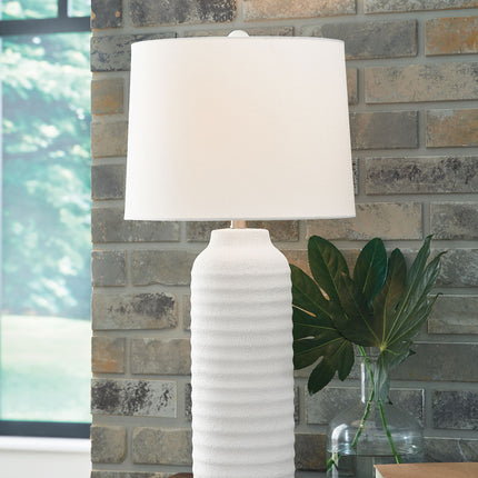 Vauville - Poly Table Lamp (Set of 2) - White