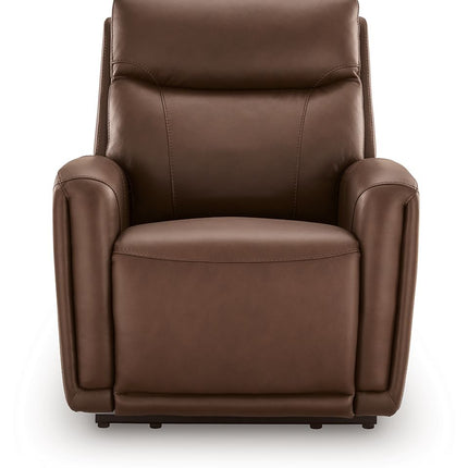 Pincara - Power AutoGlide Recliner With Audio System - Umber