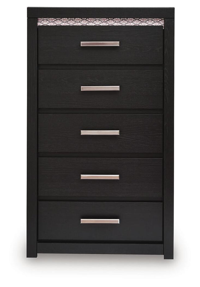 Brizmore - Five Drawer Chest - Black