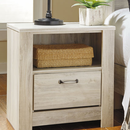 Bellaby - One Drawer Night Stand - Whitewash