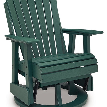 Shell Beach - Swivel Glider Chair - Green