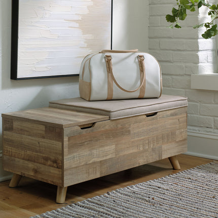 Gerdanet - Storage Bench - Beige