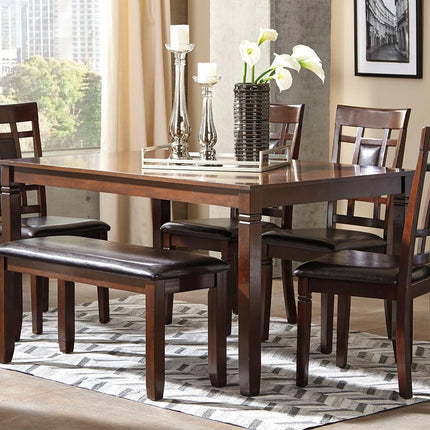 Bennox - Dining Room Table Set (Set of 6) - Brown