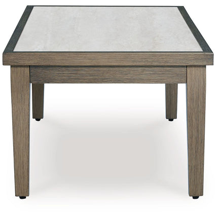 Rainier Ranch - Rectangular Cocktail Table - Brown / Beige