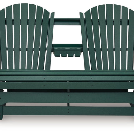 Shell Beach - Loveseat Glider - Green