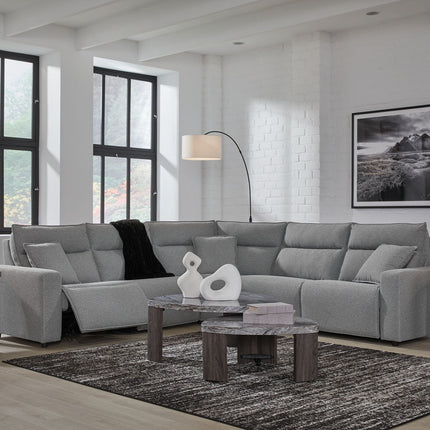 Modmax II - Reclining Sectional - Salt And Pepper