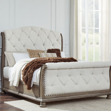 Ardenfield - Upholstered Sleigh Bed