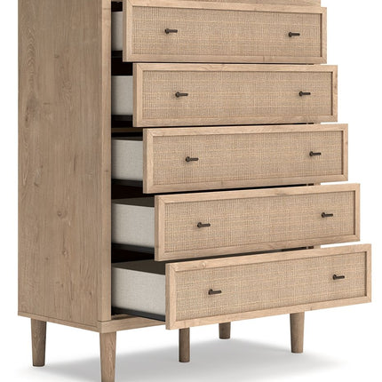 Cielden - Five Drawer Wide Chest - Two-Tone