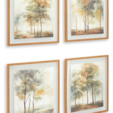 Bryneford - Wall Art Set (Set of 4) - Multi